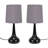 Riorita Pair of Chrome Touch Table Lamps with Fabric Shade and LED Bulbs-934045540-934045537-934045549