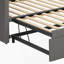 Velvet Daybed with Extended Pop Up Trundle-365189273