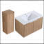 Meuble-lavabo mural 30 po avec armoire latérale