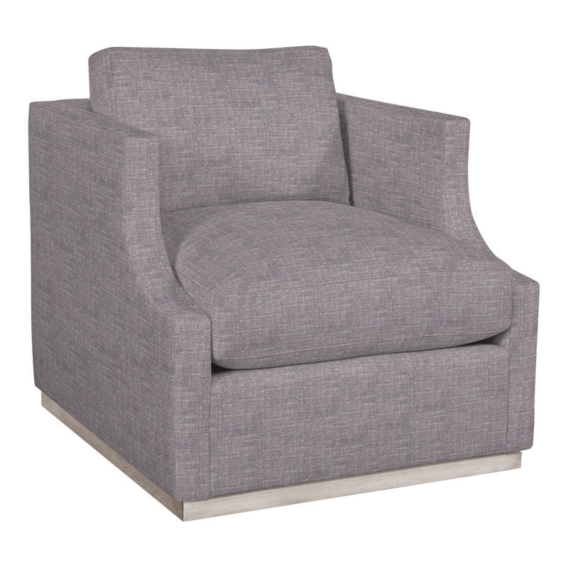 Fauteuil Thom Filicia Home, Chenille nomade ardoise Crypton®, Navajo