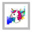 Art sur toile licorne arc-en-ciel-47848637-47848632