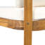 Chaise de salle à manger d'extérieur en bois d'acacia (ensemble de 4)