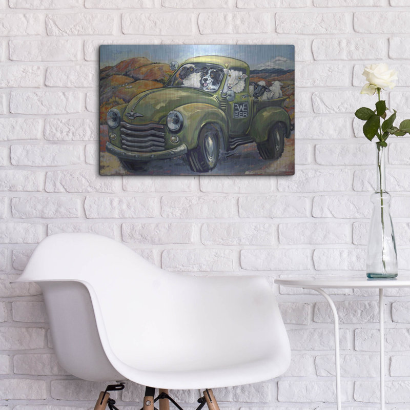 'Eweber' by CR Townsend, Metal Wall Art, 16" H x 24" W