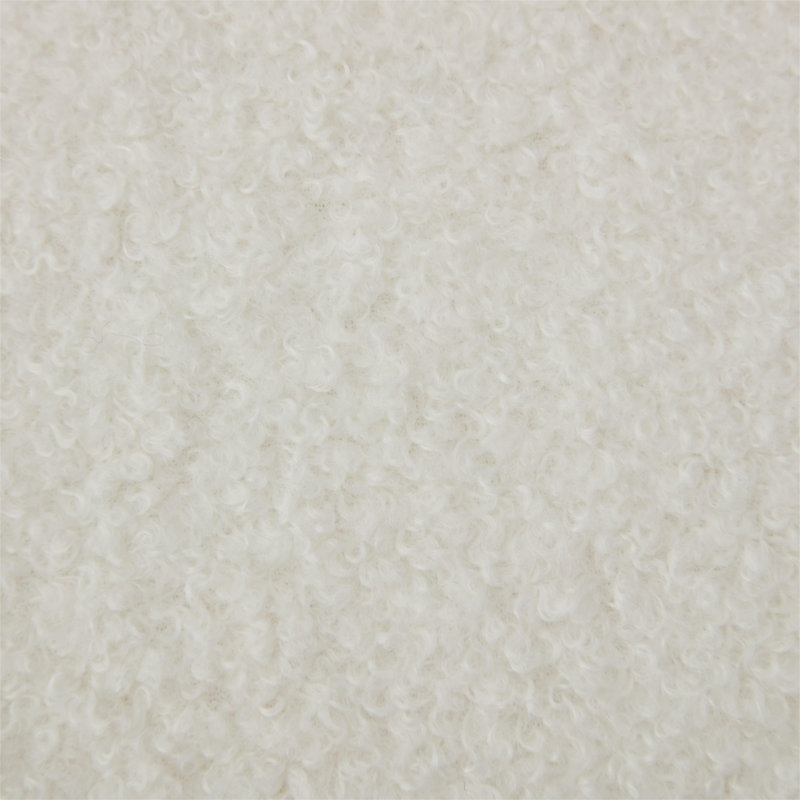 Flower Accent Chair, Ivory Boucle