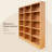Flannagan 72" H Wood Triple Wide Bookcase with 15 Shelves-533844409