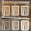 Miroir de salle de bain 3 lumières DEL-50438847