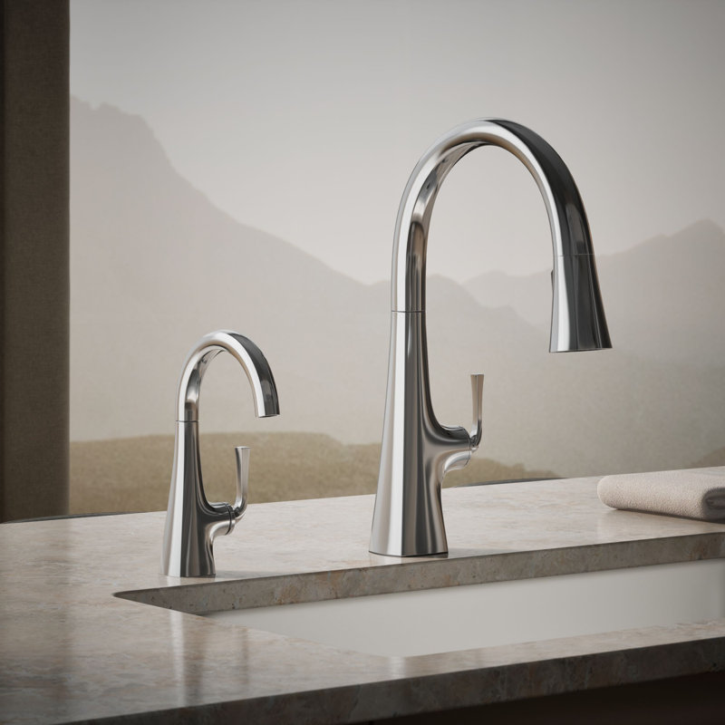 Robinet pour boissons Graze, Chrome poli