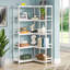 180cm H x 90cm W Metal Corner Bookcase-2127779515