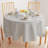 Clairence Round Cotton Twill Tablecloth