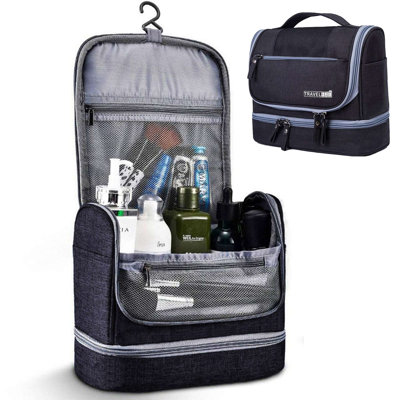 Hanging Travel Toiletry Bag Large Water Resistant Makeup Cosmetic Organizer Storage Case