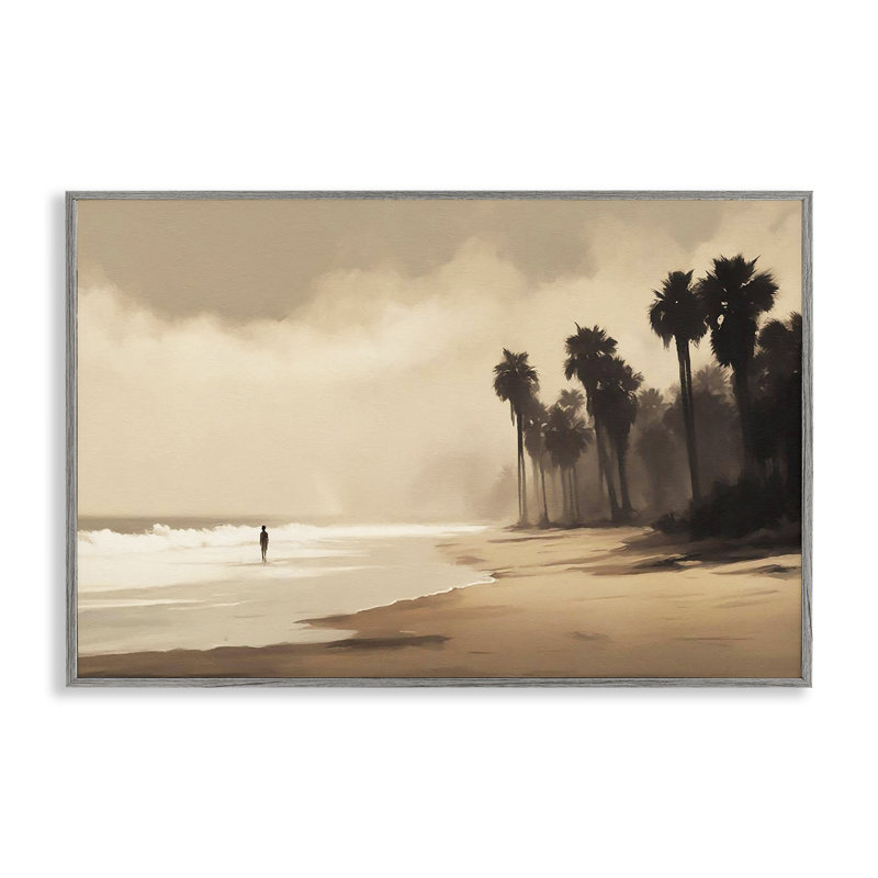  Art giclée Moody Beach View par Noah Bay, Estampe numérique Farmhouse, H 20 po x l 30 po