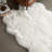 Haja Fluffy Faux Sheepskin Fur Shag Area Rug in White-1174159755