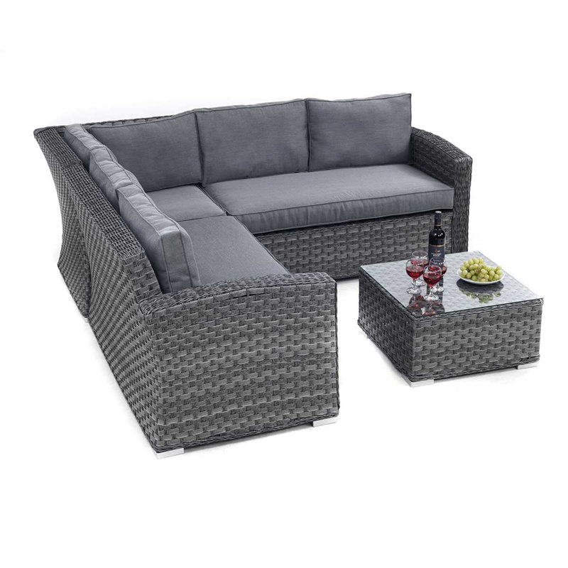 Blaisdell Small Rattan Corner Group