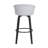 Boeschen Swivel Counter or Bar Height Upholstered Bar Stool with Arms and Footrest in Wood-1964245476-1987370483