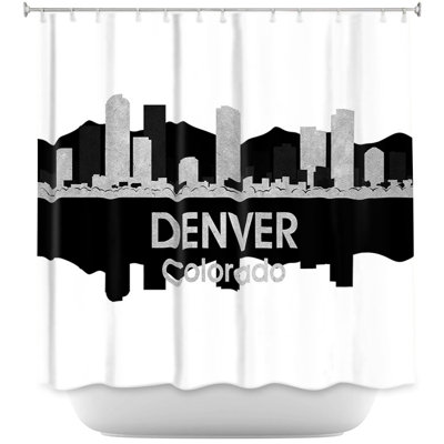 Rideau de douche simple city iv denver colorado