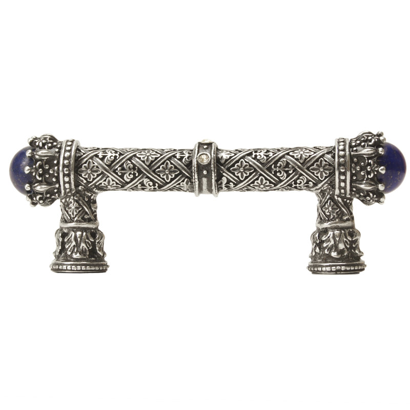 Carpe Diem 6529-9CLAP Crowning Glory Queen Penelope Chalice Queen Penelope 4 inches c.c. pull w/ Swarovski Crystals & semi‐precious stones in Chalice