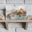 Misty Autumn Lake Ethereal Peaceful Serene Autumn Landscape Wall Art Print 1 Piece Wrapped Canvas Wall Art-481725034