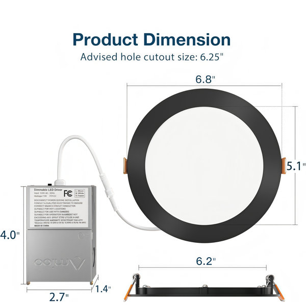 Dimensions du produit