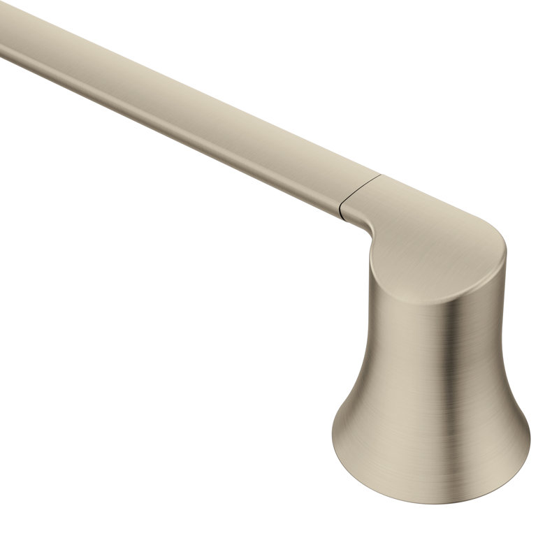 Doux 24" Wall Mounted Towel Bar, Brushed Nickel