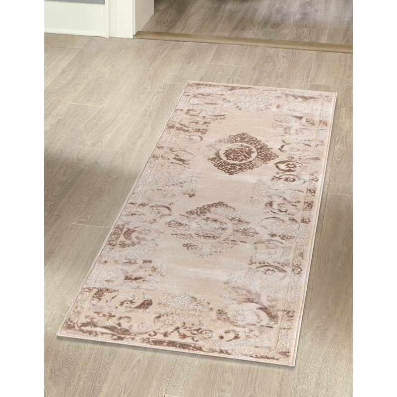 Senter Floral Indoor Rug, Runner 2'7" x 12'