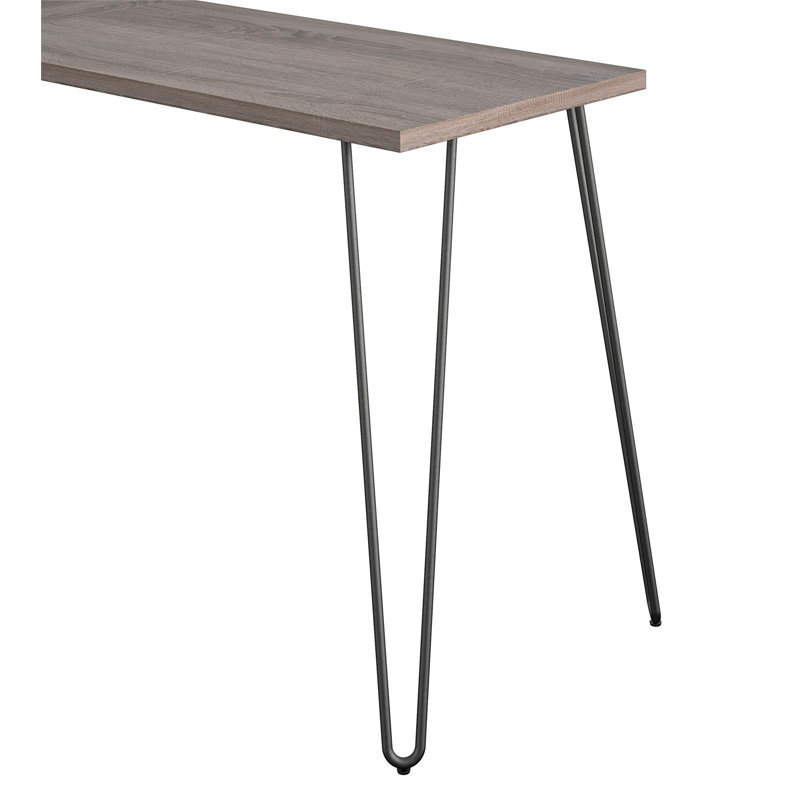 Bureau en L Vansant, Chêne gris délavé