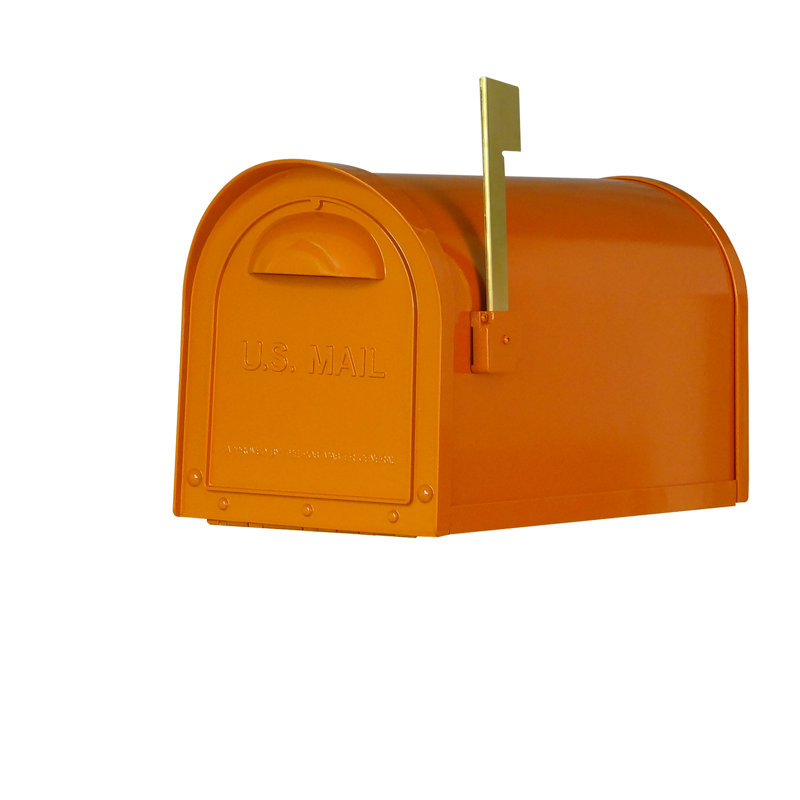 Boîte aux lettres Dylan, Orange / doré