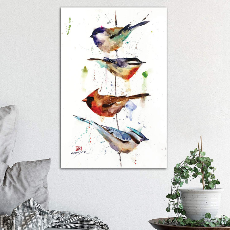 The Perch by Dean Crouser - Wrapped Canvas Painting, 66.04 cm H x 45.72 cm W x 1.91 cm D