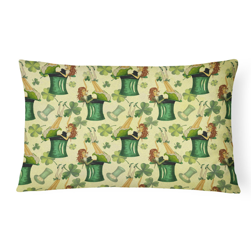  Coussin intérieur / extérieur Watercolor St Patrick's Day Party