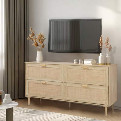 Commode 4 tiroirs pour chambre à coucher Chenavia