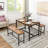 Turley Metal Base Dining Table-615216111