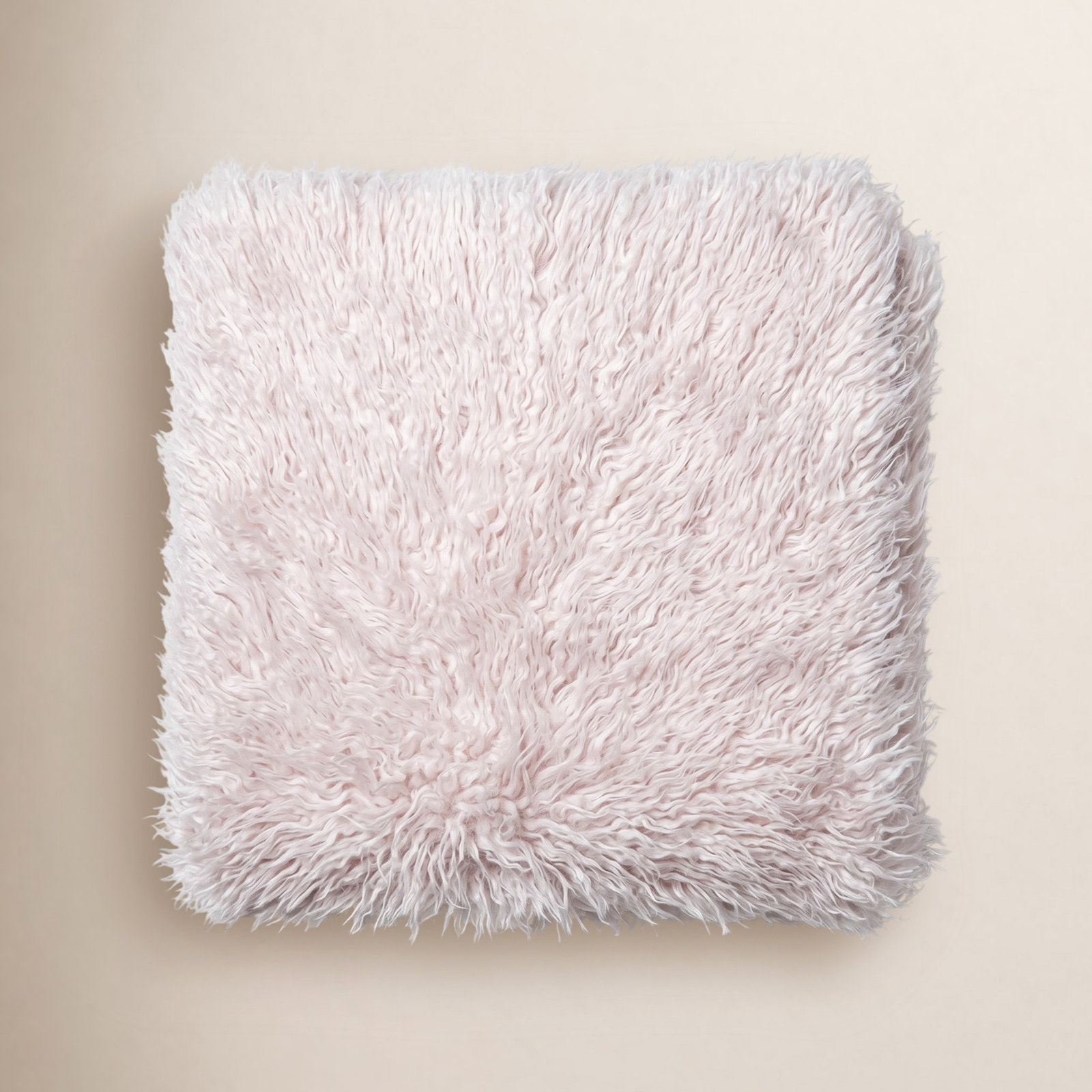 Rooke Faux Fur Throw Blanket, Ivory
