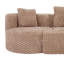 Canapé d'angle modulaire rembourré de 137,8 pouces de large-1511141737