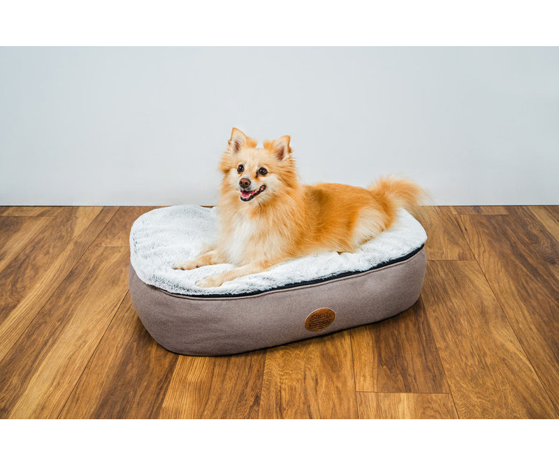 FAUX WOOL Pet Bed, 15cm H x 70cm W x 90cm D