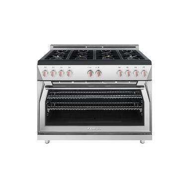 Wolf 48 6 Burner Gas Range with Griddle