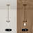  Levona 1 - Light 5.1" Wide Pendant with Hammered Glass for Kitchen Island-2085483605-2104462132
