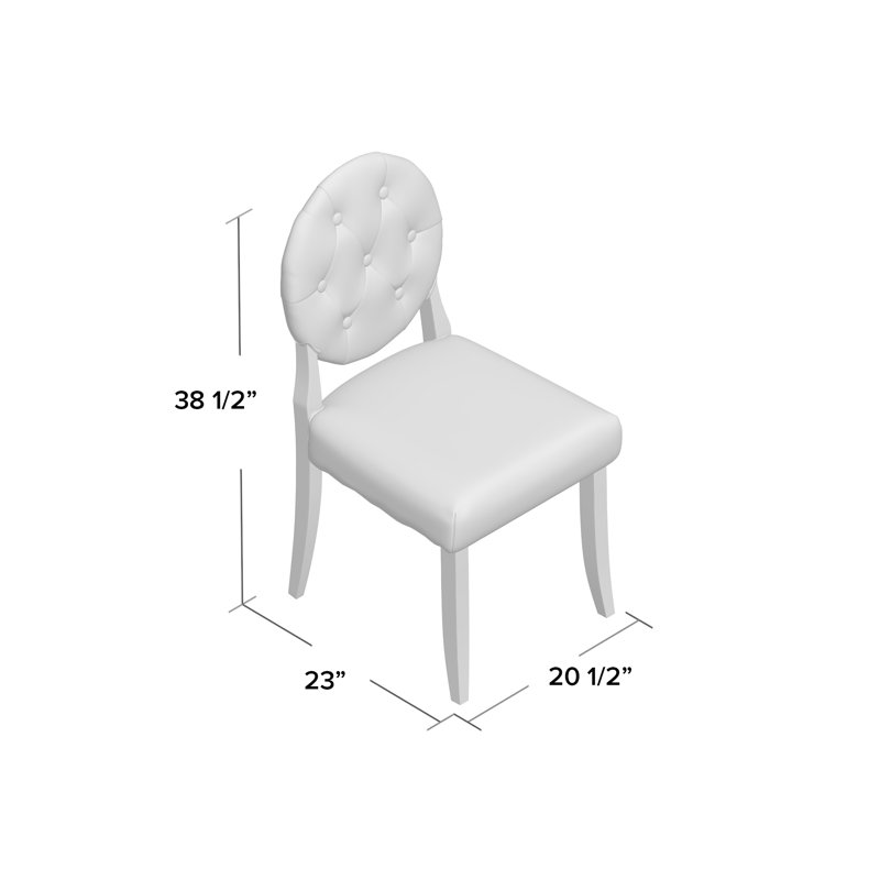 Modway Copper Grove Quince Button-tufted Dining Chair, Beige Polyester Blend