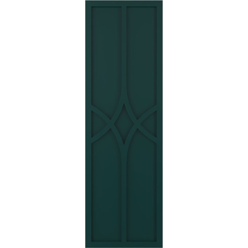 Volets en PVC True Fit, 12", 25", Vert thermique