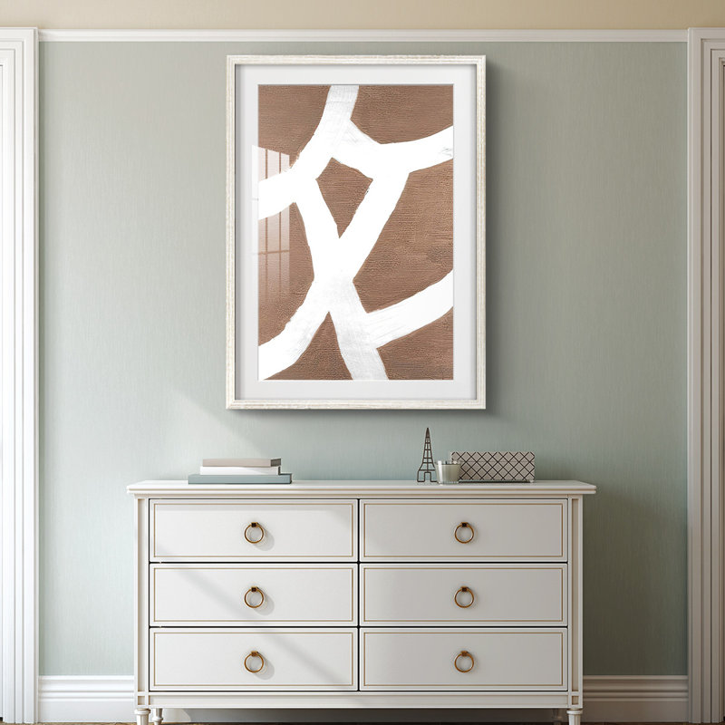 «Meadow Passage II», reproduction encadrée, H 19,5 po x l 16,5 po, Blanc