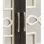 Armoire console au fini noir antique