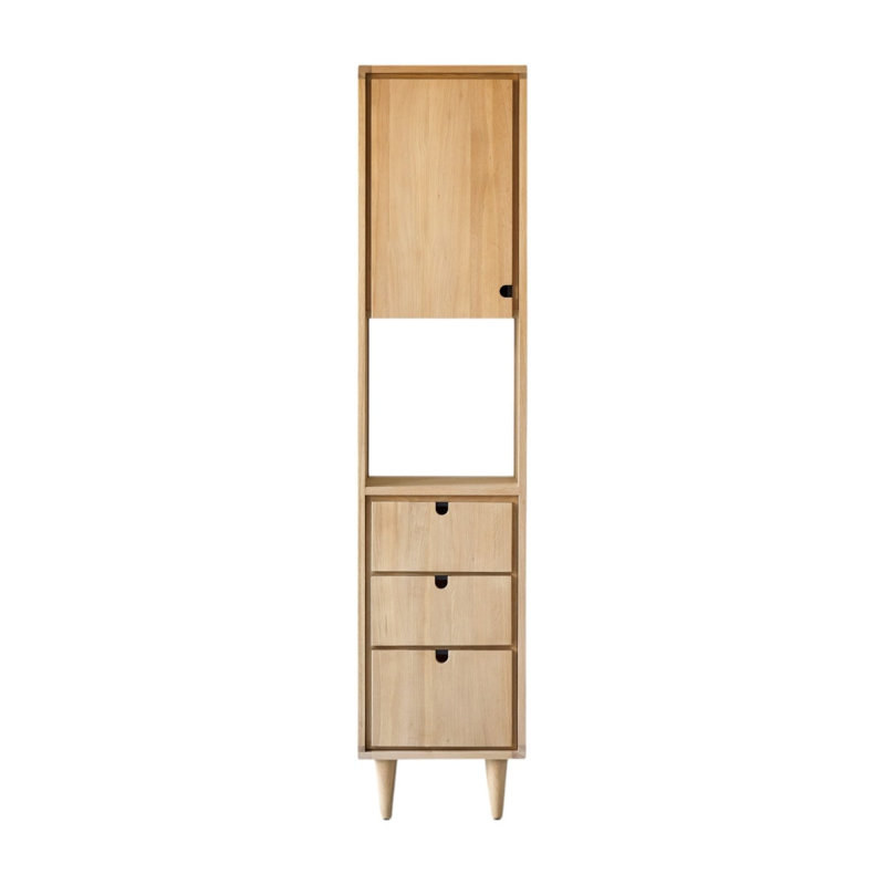 Zenaka 47.24'' W Solid Wood Console Table