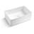 30X20 Inch Ceramic Farmhouse Sink With Heat And Scratch Resistant Glazed Finish