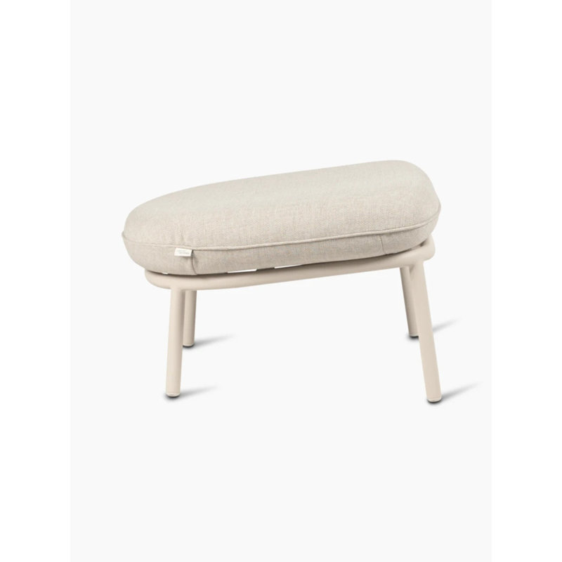 Kodo Outdoor Ottoman, Fossil Gray