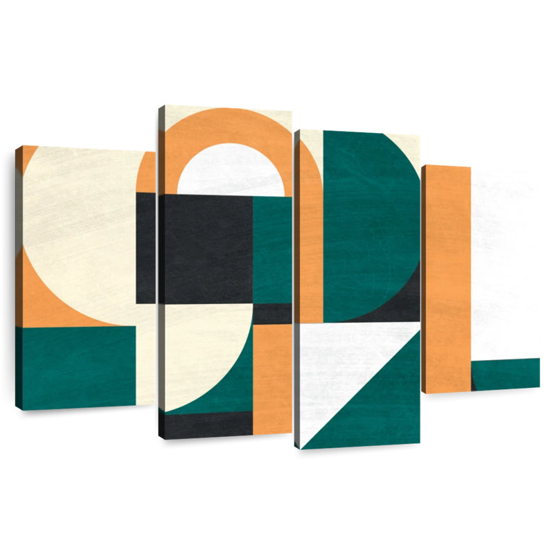 Retro Geometric Abstract IX
