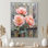 Pivoines à la ferme clôture I - pivoines, art mural