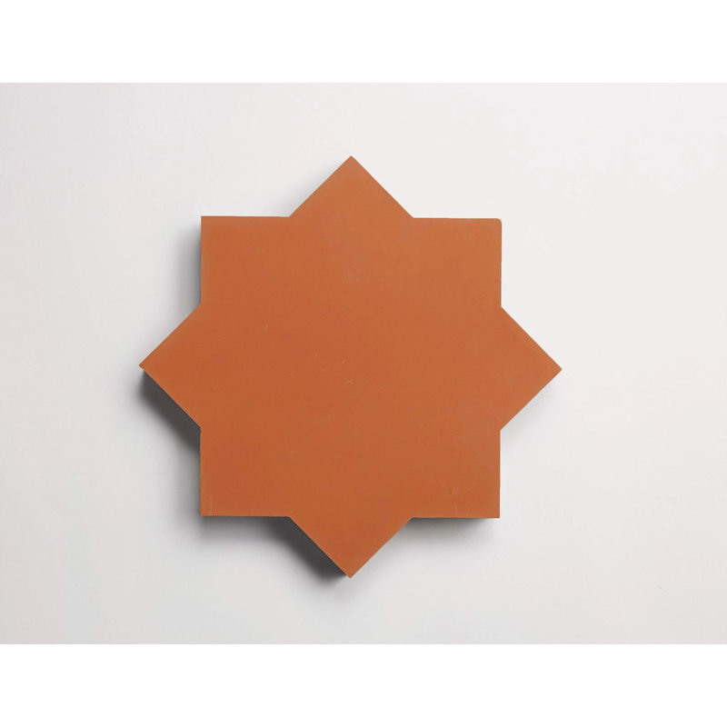 Moroccan Handmade Tile Bahia Star + Cross