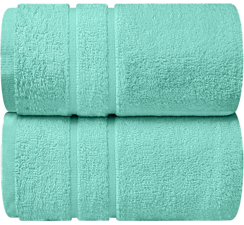 Polkton Premium Egyptian-Quality Cotton Jumbo Bath Sheet, 80x200cm, Teal