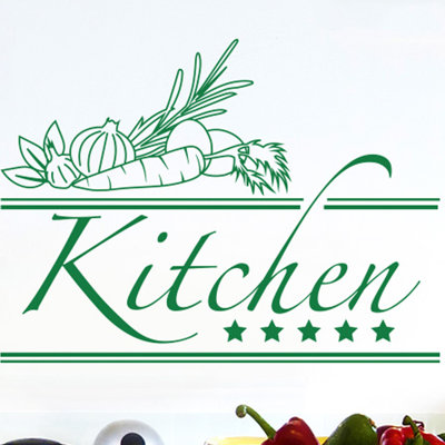 Food & Beverage Non-Wall Damaging Wall Decal