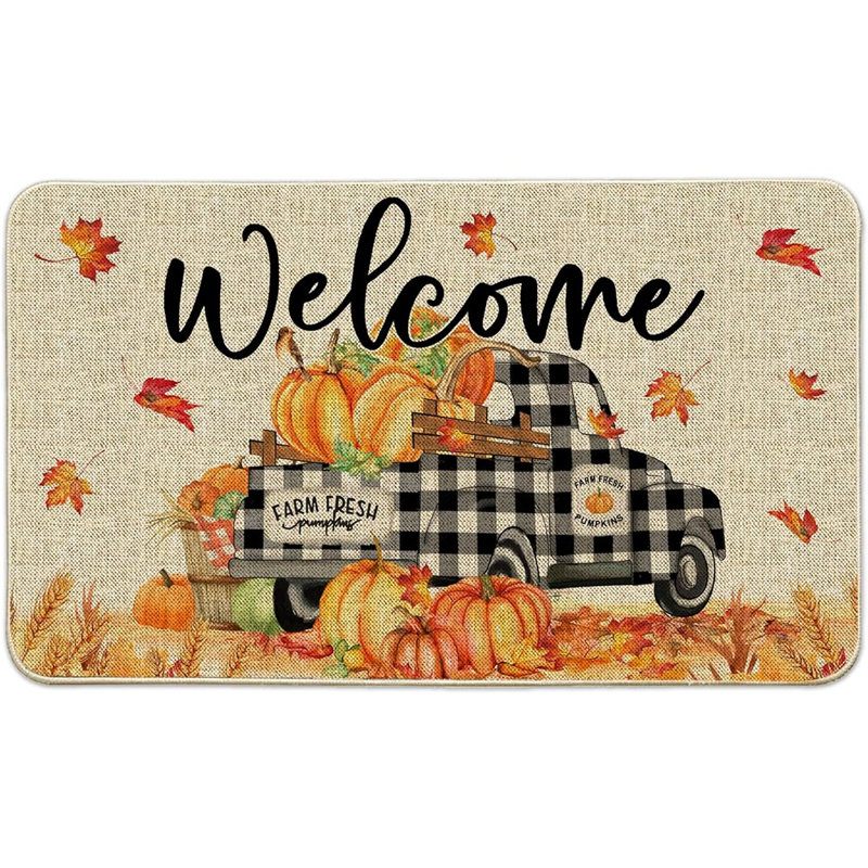 Paillasson Autumn Truck Welcome