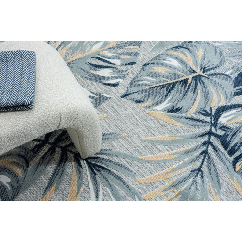 Silloth Floral Indoor / Outdoor Area Rug, Rectangle 80 x 150cm