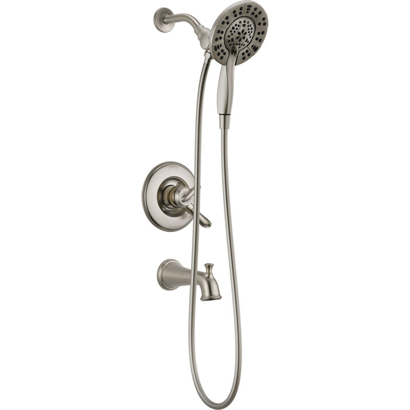Linden 17 Series Dual-Function Tub Shower Faucet Set, In2ition Shower Handle Trim Kit, Brushed Nickel